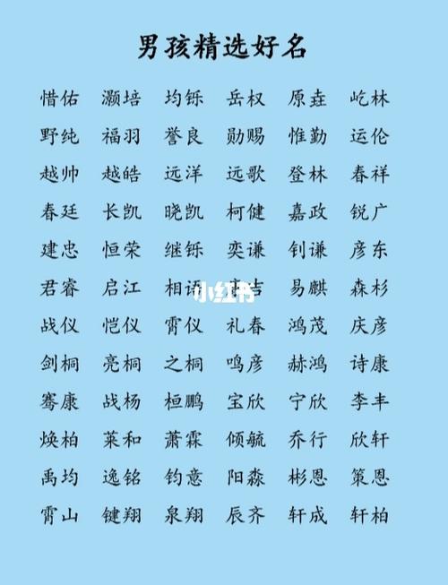 男宝宝起名 带君字的男孩名字大全 带君的有寓意男孩名字