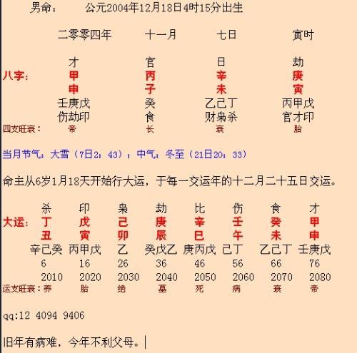 生辰八字运势详细分析 八字命理分析 生辰八字配对