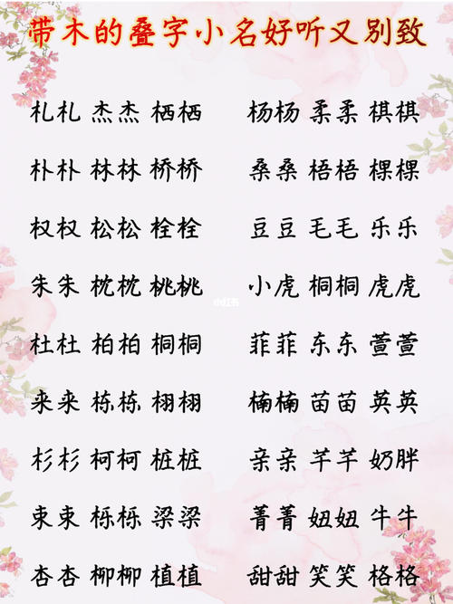 哪些字给男孩起名好 选字这一步很关键 带木字旁的字男孩名字