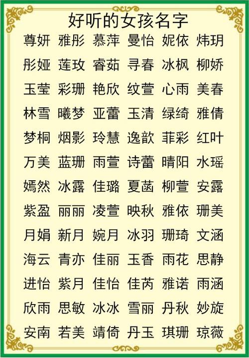 孩子取名字大全免费 宝宝免费起名