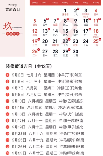 2019年黄道吉日一览表 2019年黄道吉日查询 农历2019年12月黄道吉日