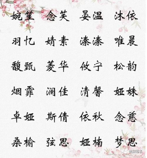 仙气飘飘的男生古风名字 2000个男孩诗经楚辞的名字