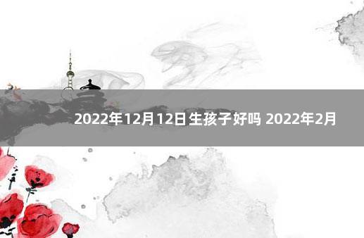 2022年12月12日生孩子好吗 2022年2月12日是什么日子