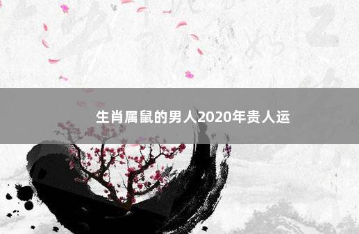 生肖属鼠的男人2020年贵人运