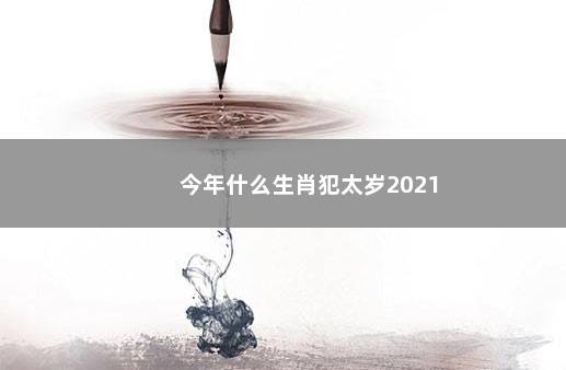 今年什么生肖犯太岁2021