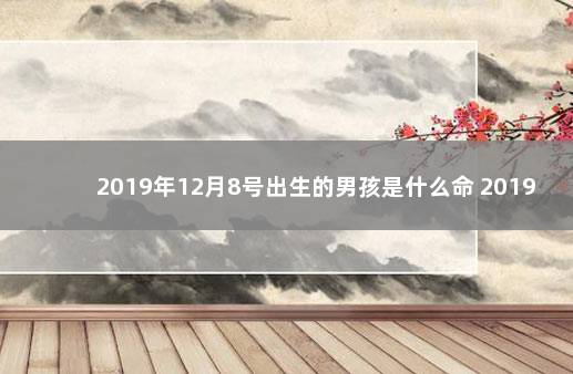 2019年12月8号出生的男孩是什么命 2019年8月出生是什么命