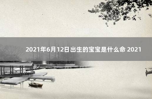 2021年6月12日出生的宝宝是什么命 2021年12月出生是什么命