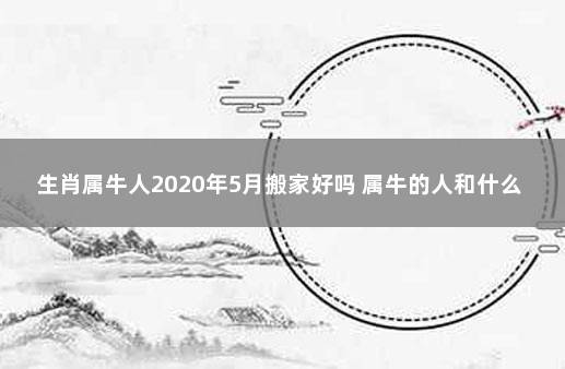 生肖属牛人2020年5月搬家好吗 属牛的人和什么属相合