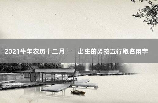 2021牛年农历十二月十一出生的男孩五行取名用字 牛年11月出生的男宝宝名字