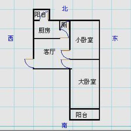 戶型缺西南角房子缺東北角戶型圖