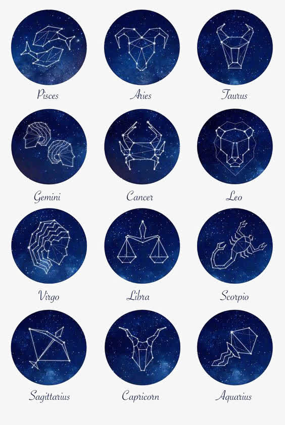 星座排列顺序及图图片